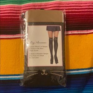 Black Cat Tights - Leg Avenue  🎃 HALLOWEEN 🎃